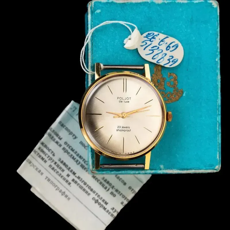 Самые тонкие советские часы - Полет "DELUXE" 1969 год